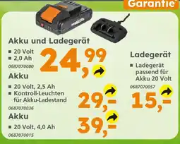 Globus Baumarkt Akku und ladegerät Angebot