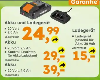 Globus Baumarkt Akku und ladegerät Angebot
