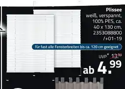 ROLLER Plissee Angebot