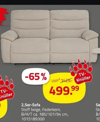 ROLLER 2,5er-sofa Angebot