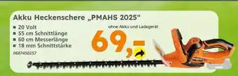 Globus Baumarkt Akku heckenschere pmahs 2025 Angebot