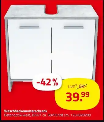 ROLLER Waschbeckenunterschrank Angebot