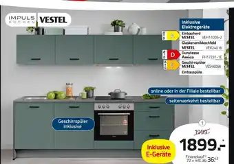 ROLLER Impuls küchen einbauküche Angebot