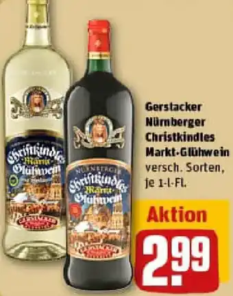 REWE Gerstacker Nürnberger Christkindles Markt-Glühwein Angebot