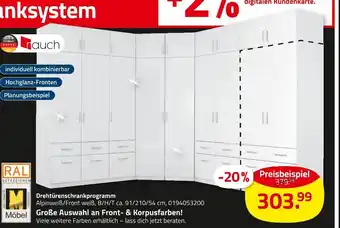 ROLLER Rauch drehtürenschrankprogramm Angebot