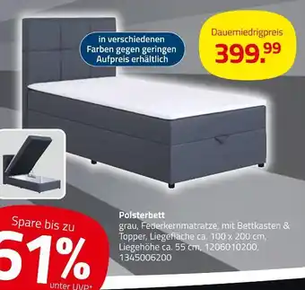 ROLLER Polsterbett Angebot