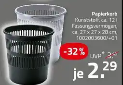 ROLLER Papierkorb Angebot
