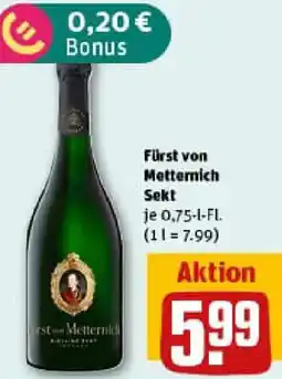 REWE Fürst von Metternich Sekt Angebot