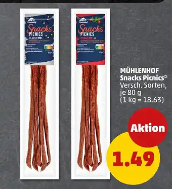PENNY Mühlenhof snacks picnics classic Angebot
