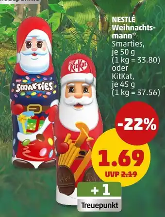 PENNY Nestlé smarties weihnachtsmann Angebot