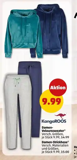 PENNY Kangaroos damen-velourssweater Angebot