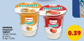 PENNY Milprima fruuut auf joghurt pfirsich-maracuja Angebot
