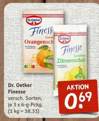 nahkauf Dr. oetker finesse geriebene orangenschale Angebot