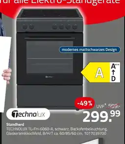 ROLLER Technolux standherd Angebot