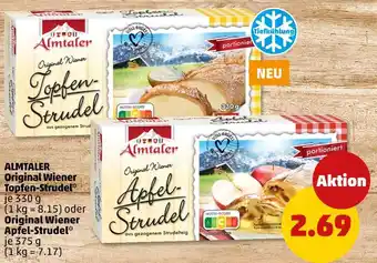 PENNY Almtaler original wiener topfen-strudel Angebot