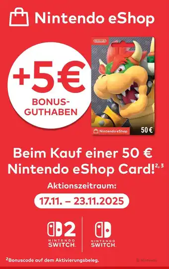 PENNY Nintendo +5€ bonus-guthaben Angebot