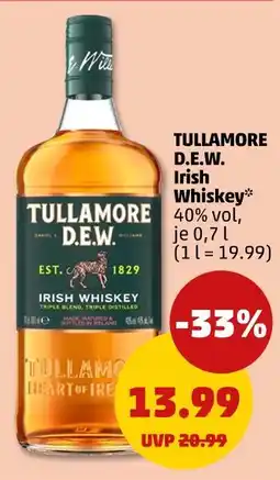 PENNY Tullamore d.e.w. irish whiskey Angebot