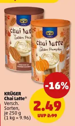 PENNY Krüger chai latte golden pecan Angebot