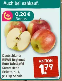 nahkauf Rewe regional rote tafeläpfel Angebot
