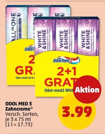 PENNY Odol-med3 zahncreme Angebot