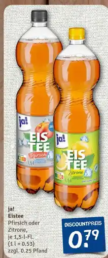 nahkauf Ja! eistee pfirsich Angebot