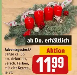 REWE Adventsgesteck Angebot