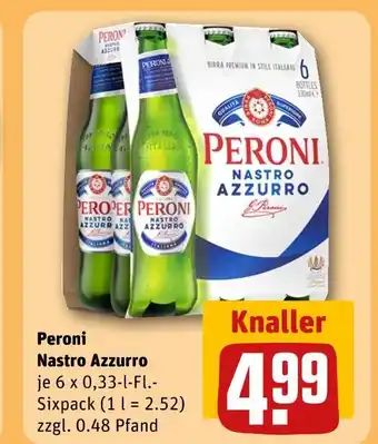 REWE Peroni nastro azzurro Angebot