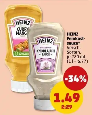 PENNY Heinz curry mango sauce Angebot