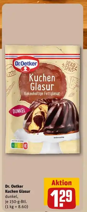 REWE Dr. oetker kuchen glasur dunkel Angebot
