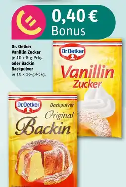 REWE Dr. oetker vanillin zucker Angebot