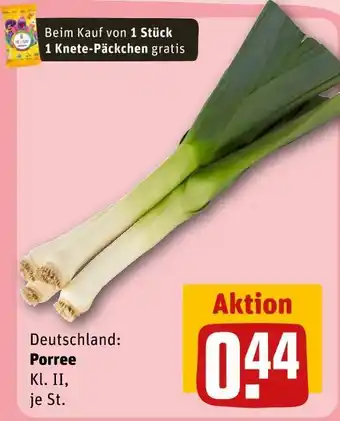 REWE Porree Angebot