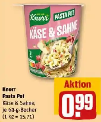 REWE Knorr Pasta Pot Angebot