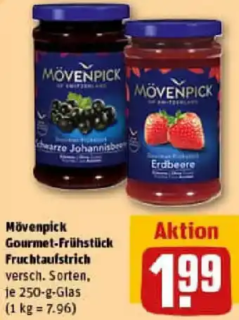 REWE Mövenpick Gourmet-Frühstück Fruchtaufstrich Angebot