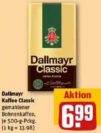 REWE Dallmayr Kaffee Classic Angebot