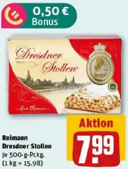 REWE Reimann Dresdner Stollen Angebot