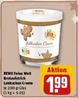 REWE REWE Feine Welt Brotaufstrich Lebkuchen Creme Angebot