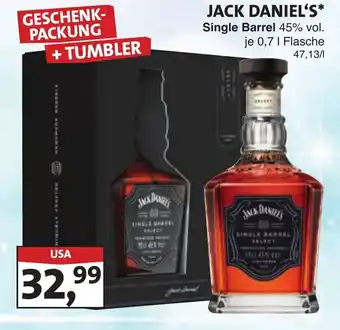 Lösch Depot JACK DANIEL'S Single Barrel Angebot