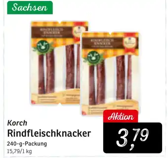 KONSUM Korch Rindfleischknacker Angebot
