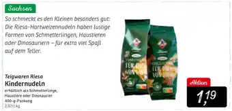 KONSUM Teigwaren Riesa Kindernudeln Angebot