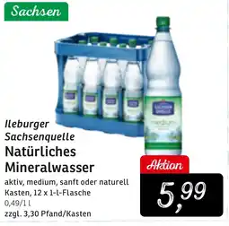 KONSUM Ileburger Sachsenquelle Natürliches Mineralwasser Angebot
