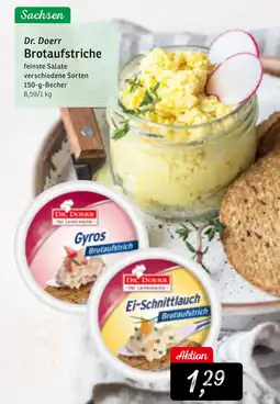 KONSUM Dr. Doerr Brotaufstriche Angebot