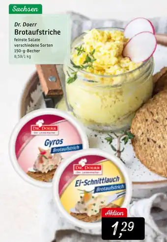 KONSUM Dr. Doerr Brotaufstriche Angebot