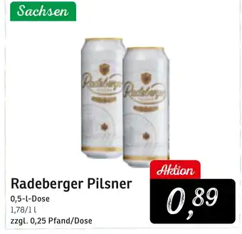 KONSUM Radeberger Pilsner Angebot