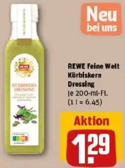 REWE REWE Feine Welt Kürbiskern Dressing Angebot