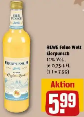REWE REWE Feine Welt Eierpunsch Angebot