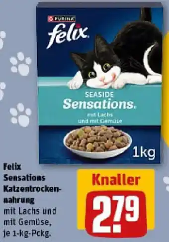 REWE Felix Sensations Katzentrockennahrung Angebot