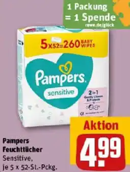 REWE Pampers Feuchttücher Angebot