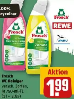 REWE Frosch WC Reiniger Angebot