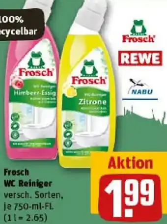 REWE Frosch WC Reiniger Angebot