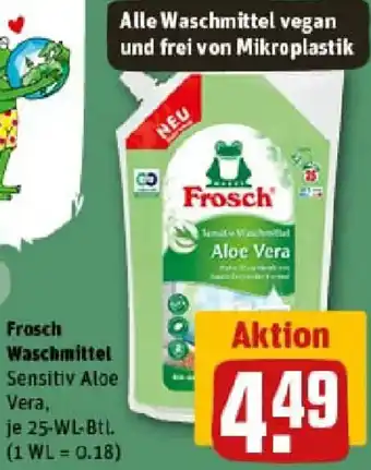REWE Frosch Waschmittel Angebot